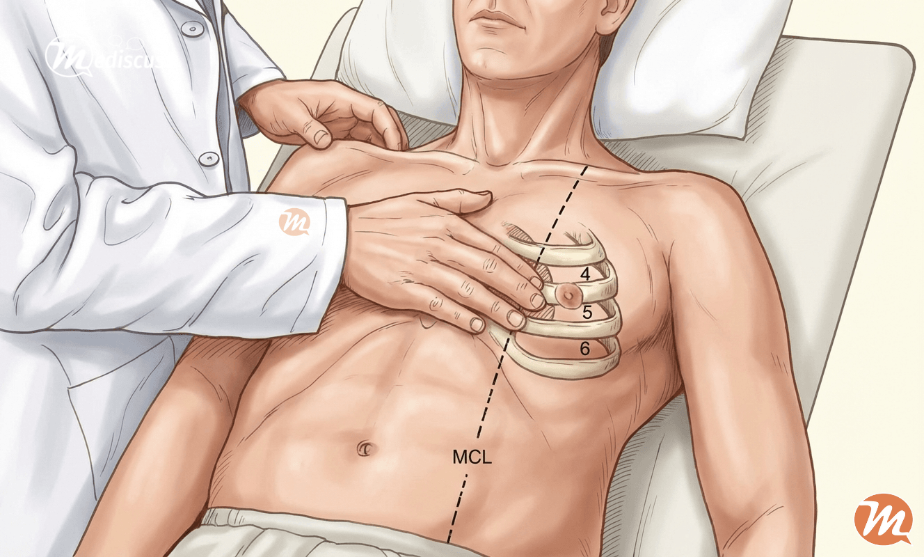 Apex Beat Palpation at the Bedside