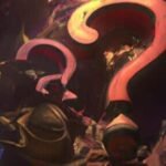 Question marks floating in a dark space