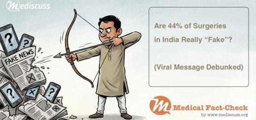 Fact Check: Are 44% of Surgeries in India Really “Fake”? (Viral Message Debunked)