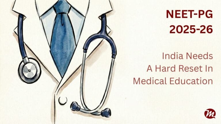 NEET-PG 2025-26: India Needs a Hard Reset in Medical Education