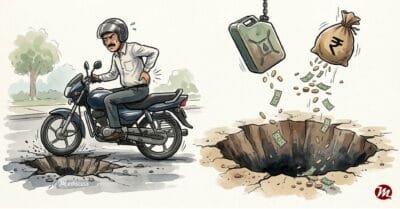 Effect of potholes on the economy in India