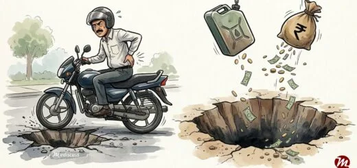 Effect of potholes on the economy in India