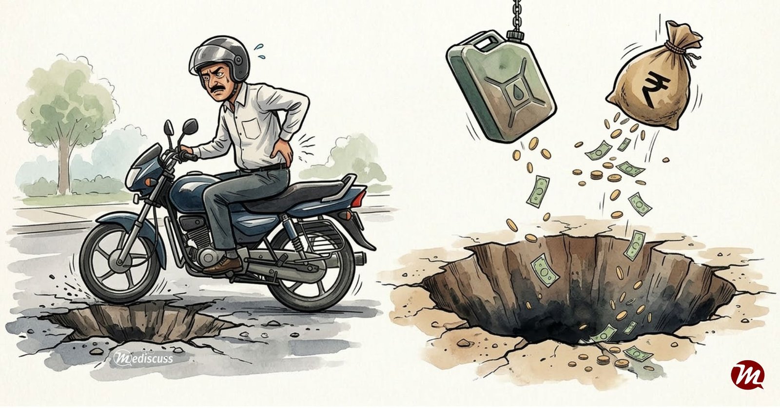 Effect of potholes on the economy in India
